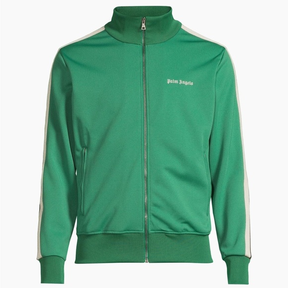 Palm Angels Classic Logo Track Jacket Forest Green Men’s Small - Picture 1 of 8